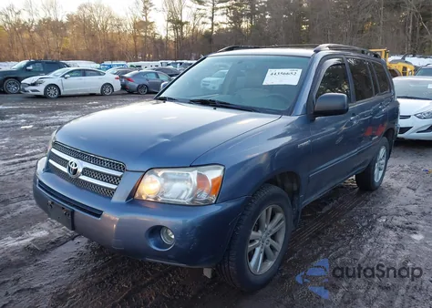 2007 Toyota Highlander Hybrid Limited V6 from USA, damaged, VIN JTEEW21AX70040986